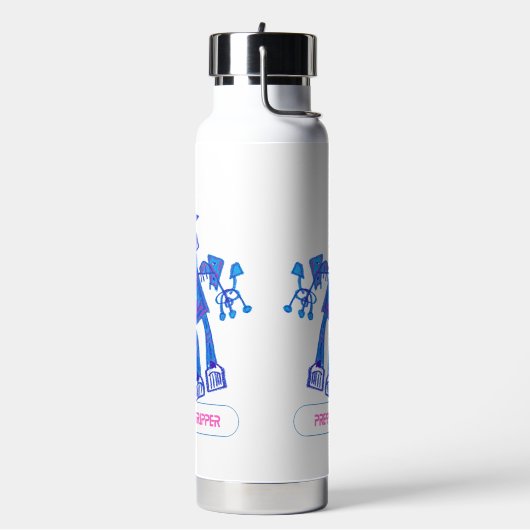 Robot Press & Gripper Water Flasche (Links)