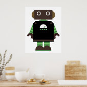Robot Print Poster (Küche)
