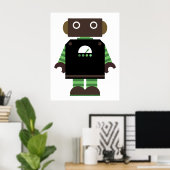 Robot Print Poster (Heimbüro)