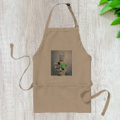 Robot Pushing Power Button Sci-Fi-Schürze Schürze