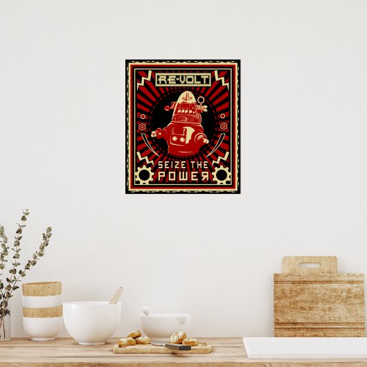 Robot Re-volt Poster (Küche)