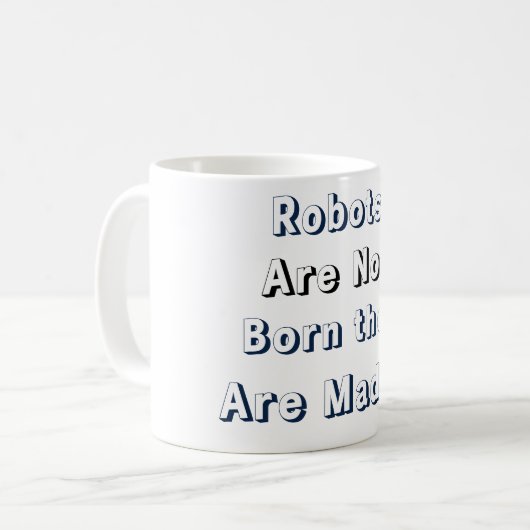 Robot Reality Tasse (Vorderseite Links)