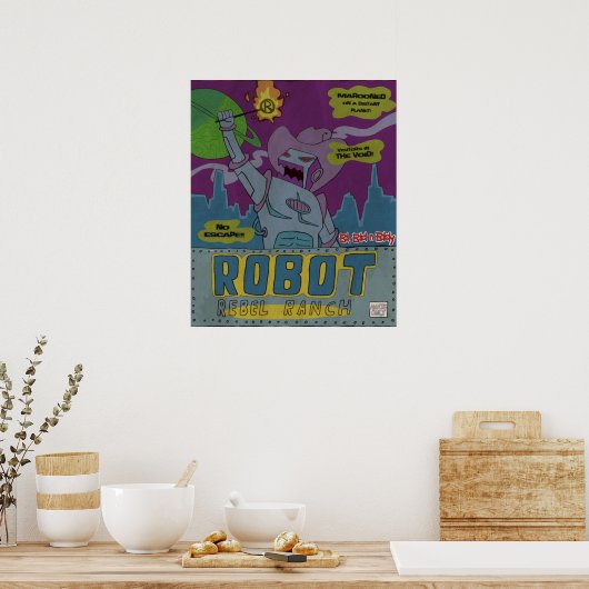Robot Rebel RanchEd Edd n Eddy Poster (Küche)