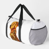 Robot Retriever � Futuristischer Mecha-Hund Duffle Bag (Rechte Ecke)