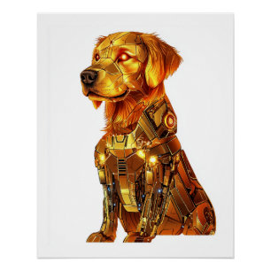 Robot Retriever - Futuristischer Mecha-Hund Poster