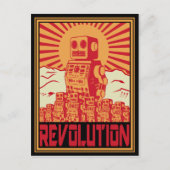Robot Revolt Postkarte (Vorderseite)