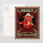 Robot Revolution Postkarte (Vorne/Hinten)