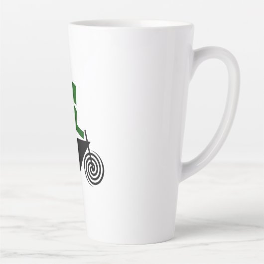 Robot, Riding, Bike Milchtasse (Rechts)