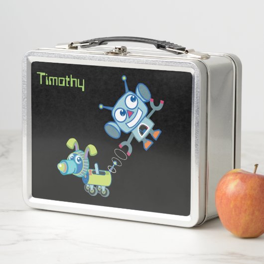 Robot & Robot Dog Stainless Lunchbox (Beispiel)