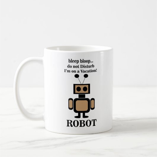 Robot Robotics Funny Kaffeetasse (Links)