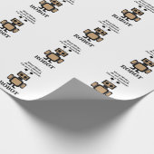 Robot Robotics Technology Funny Geschenkpapier (Ecke)