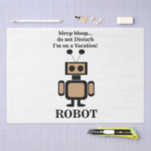 Robot Robotics Technology Funny Seidenpapier (Handwerk)