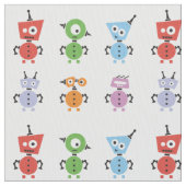 Robot Robots Monster Fabric Stoff (Nahaufnahme)