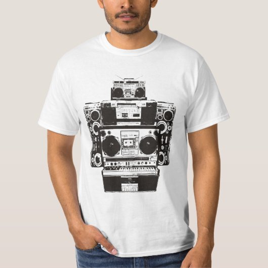 Robot Rock Beatbox T-Shirt (Vorderseite)
