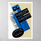 Robot Romance New York 1938 WPA Poster (Vorne)