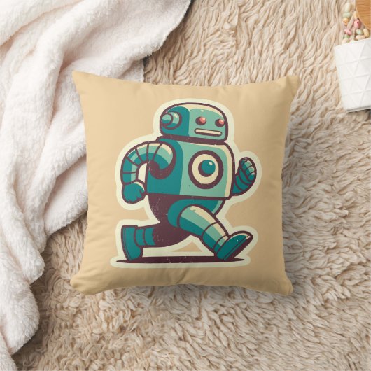 Robot Runner Kissen (Decke)