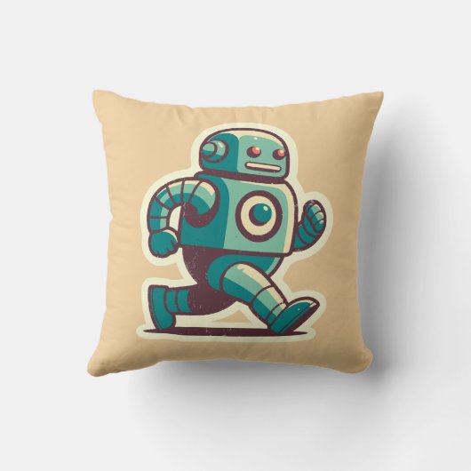 Robot Runner Kissen (Rückseite)