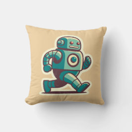 Robot Runner Kissen