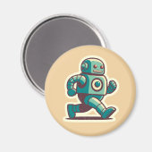 Robot Runner Magnet (Vorderseite/Rückseite)