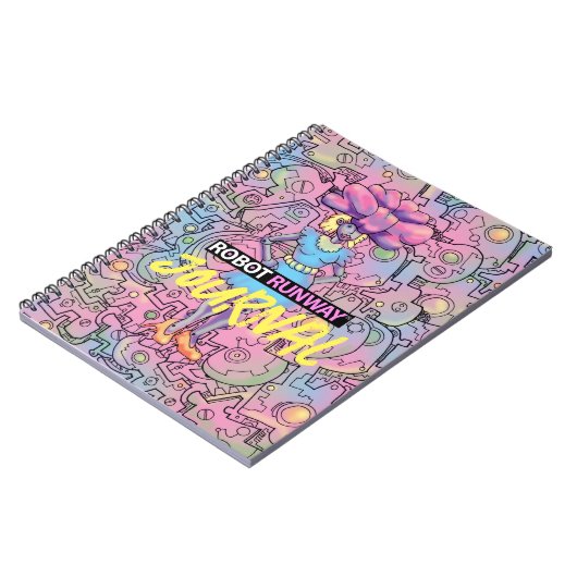 Robot Runway® Big Bow Journal Notizblock (Linke Seite)