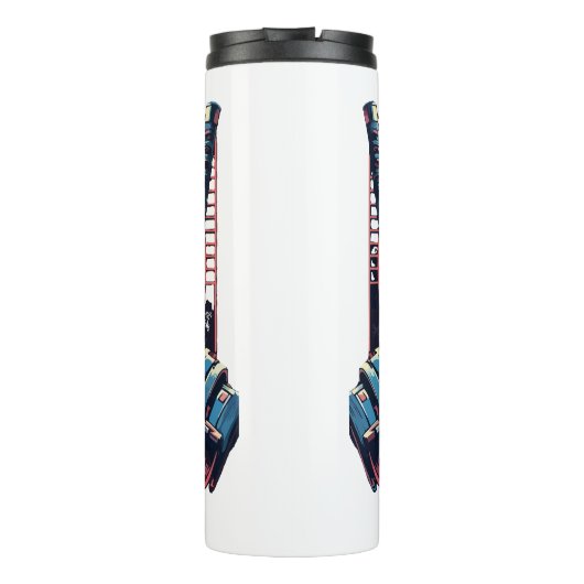 Robot Samurai Thermosbecher (Rückseite)