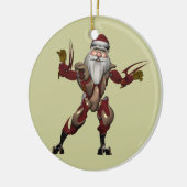 Robot Santa Keramikornament (Links)