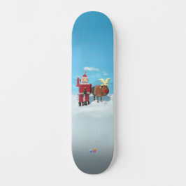 Robot Santa & Oh Deber Weihnachtsfest-Abenteuer Skateboard