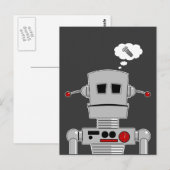 Robot Screening Postcard Postkarte (Vorne/Hinten)