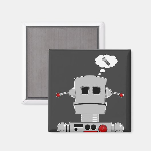 Robot Screw Magnet (Vorderseite/Rückseite)