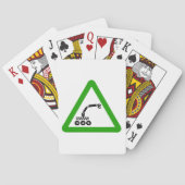 Robot Sign Playing Cards Spielkarten (Rückseite)