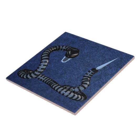 Robot Snake Keramik Tile Fliese (Seite)