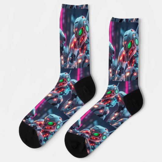 ROBOT SOCKEN (Linkes Detail)
