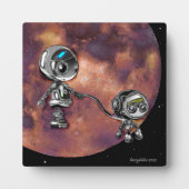 Robot Space Walk Fotoplatte (Vorderseite)