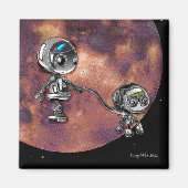 Robot Space Walk Magnet (Vorne)