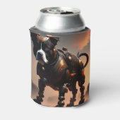 Robot Staffordshire Bull Terrier, Can Cooler Dosenkühler (Kanne Rückseite)