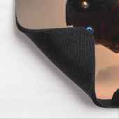 Robot Staffordshire Bull Terrier, Mousepad (Ecke)