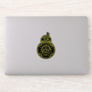 Robot-Sticker Aufkleber
