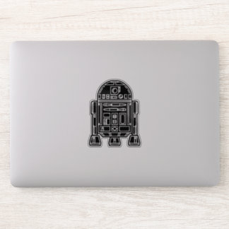 Robot-Sticker Aufkleber