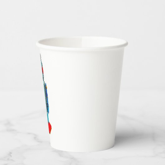 ROBOT-STICKER PAPPBECHER (Links)