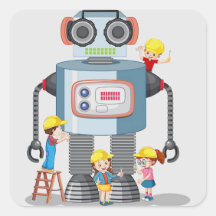 Robot-Sticker