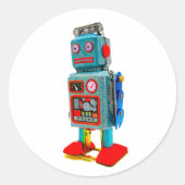 ROBOT-STICKER RUNDER AUFKLEBER (Vorderseite)