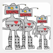 Robot Stickers (Vorderseite)