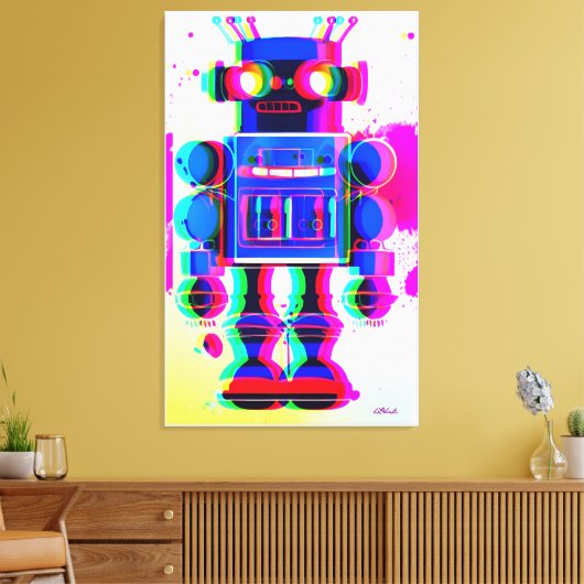 Robot Suspect Number 4 Leinwanddruck (Insitu (Wohnzimmer))