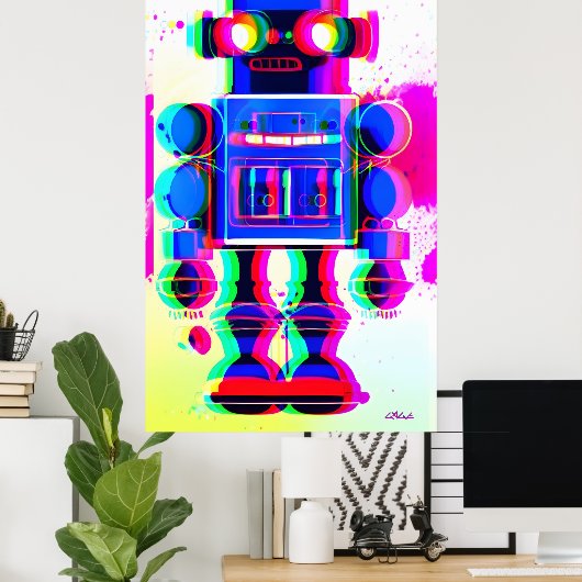 Robot Suspect Number 4 Poster (Heimbüro)