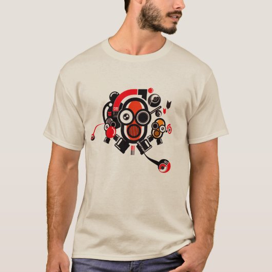 Robot T - Shirt Robotics Engineer Club Design Cool (Vorderseite)