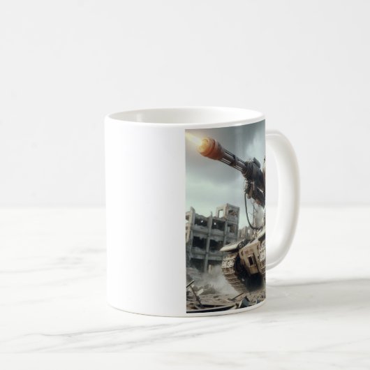 Robot Tank Kaffeetasse (VorderseiteRechts)