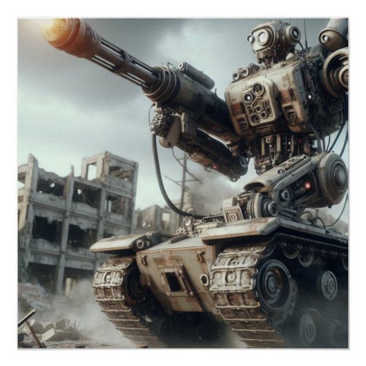 Robot Tank Poster (Vorderseite)