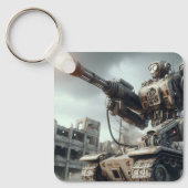 Robot Tank Schlüsselanhänger (Vorderseite)