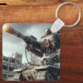 Robot Tank Schlüsselanhänger (Rückseite)