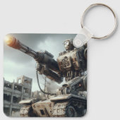 Robot Tank Schlüsselanhänger (Rückseite)